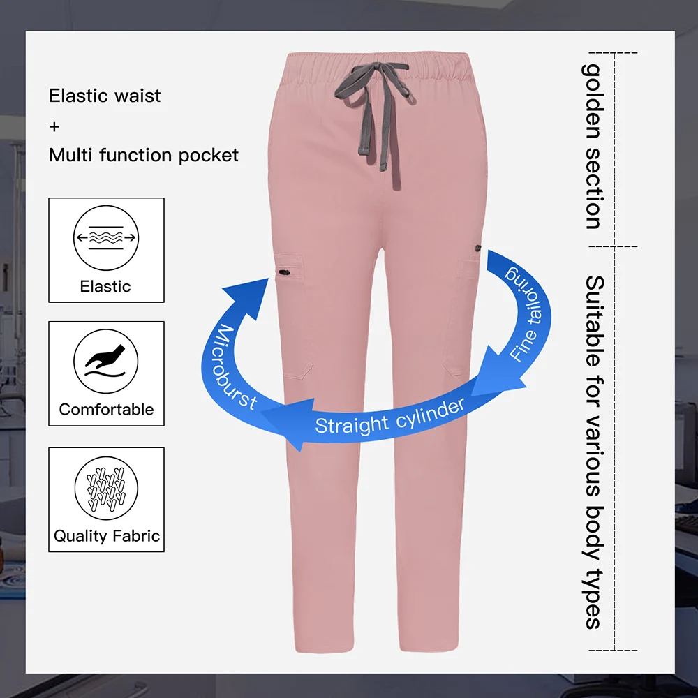 Pantalones quirúrgicos de farmacia para mascotas, uniformes de Spa, accesorios médicos, pantalones quirúrgicos, médico, enfermera, Hospital, venta al por mayor