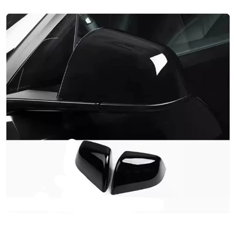 For Tesla Model Y Car Rearview Mirror Cover Auto Exterior Accessories ABS Door Side Rear View Mirror Shell Cap Replacement