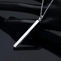 45cm Trending 925 Sterling Silver Pretty geometry Pendant Necklace For Women charms gifts party fashion brands Jewelry