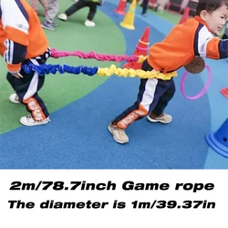 Kid Elastic rope for children outdoor sports game nursery team game activity game for parents and children 6colors Pull the game
