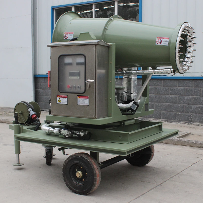 Máquina Bomba de pulverización Pulverizadores Bomba de viento 750 Precio de fábrica Cañón industrial Supresor de polvo Sistemas de control de polvo Cañón de niebla de agua