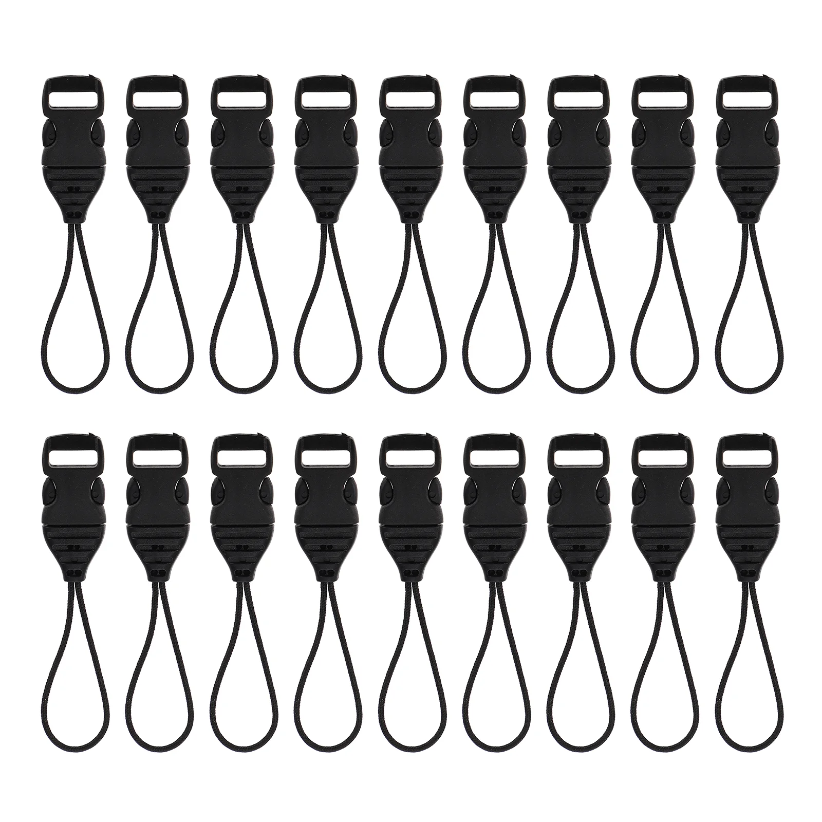 20 Pcs Detachable Buckle Quick Release Phone Lanyard Backpack Insert Buckles Luggage Camera Strap Ratchet