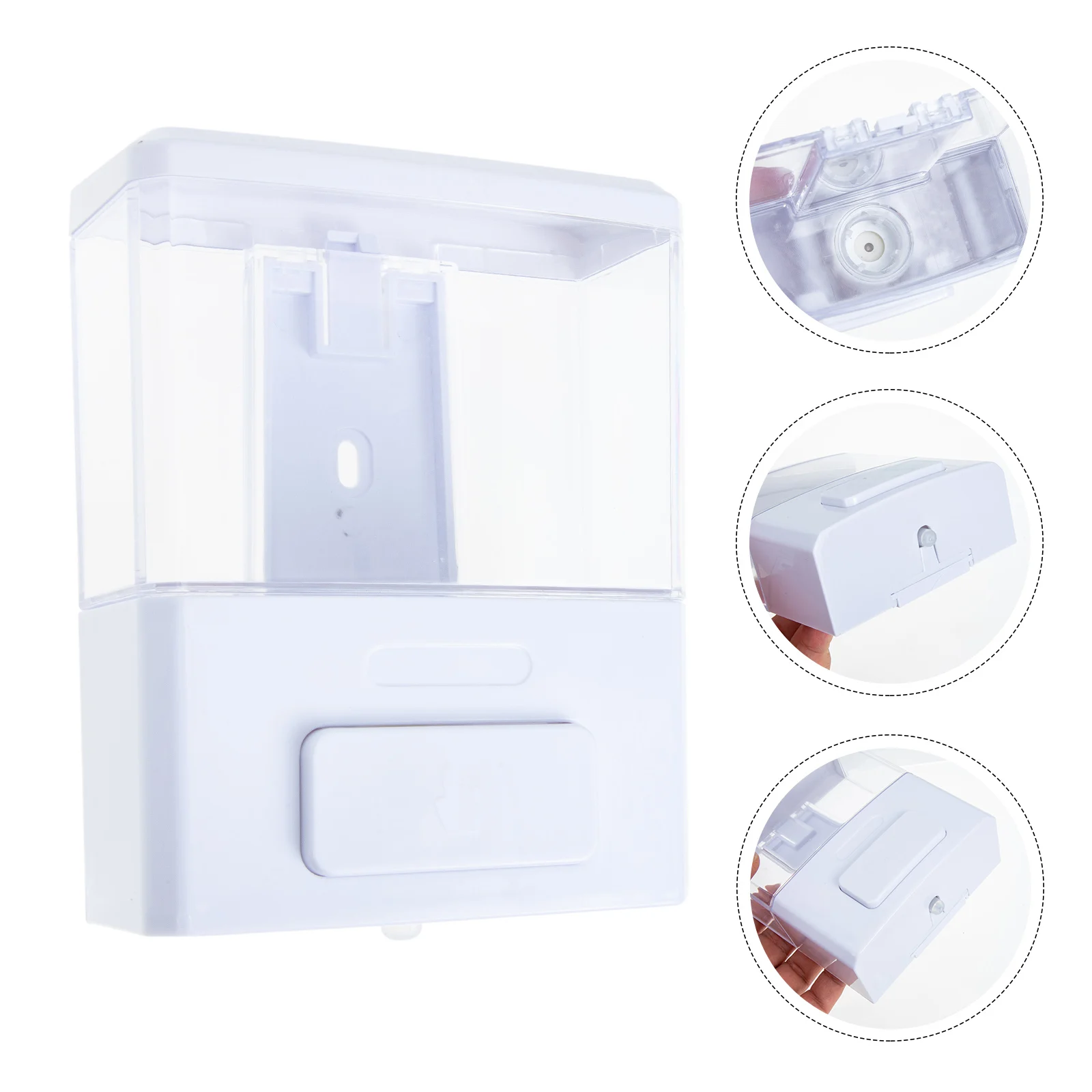 

Foam Wall-Mounted Manual White Large Capacity Pp Material Refillable Home Use Foaming Hand Soap For Bathroom Kitchen