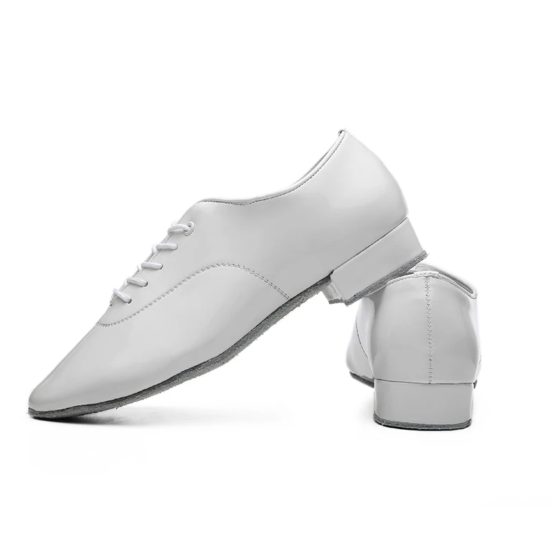 Zapatos modernos de baile latino para hombre, zapatos de salón de cuero suave Oxford, zapatos de baile modernos para interiores, zapatos de Tango