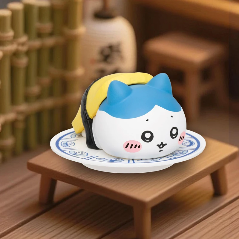 Chiikawa Sushi-Serie periphere Ornamente Blindbox Puppenfiguren Hachiware Usagi Chiikawa Momonga