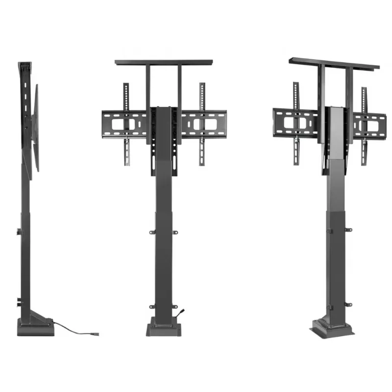 Electric Automatic Motorized TV Lift 32-75 Inch Adjustable Height Remote Control Unit TV Mounts & Carts
