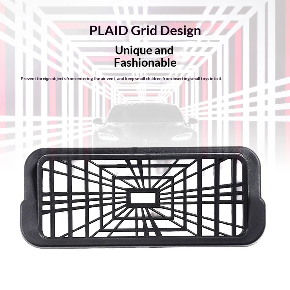 Under Seat Vent Cover Air Condition Outlet Protector Anti-insect Net Auto Accessories for Telsa Model 3 Highland