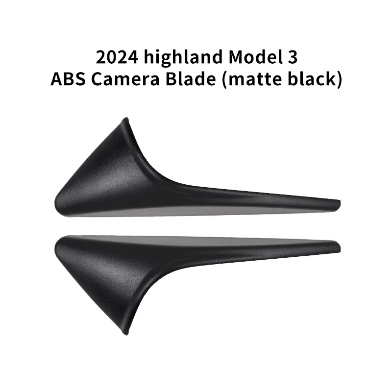 HW4.0 Side Camera Protector Cover for Tesla Model 3 Y Highland Accessories Turn Signal Fender Trim ABS Carbon Fiber 2024