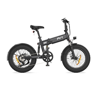 PVY TURBO Adult Electric Bicycle 250W Motor City Electric Bike 48V13H Battery E-bike 20 Inch Fat Tire Ebike