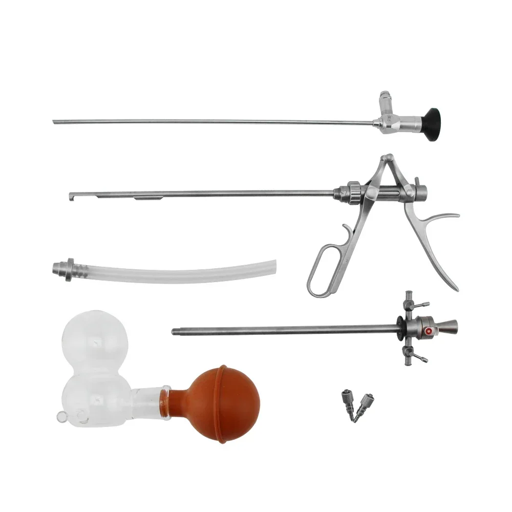 Rigid Hysteroscope 3mm/4mm,Hysteroscopy Set Hysteroscopic Endoscope
