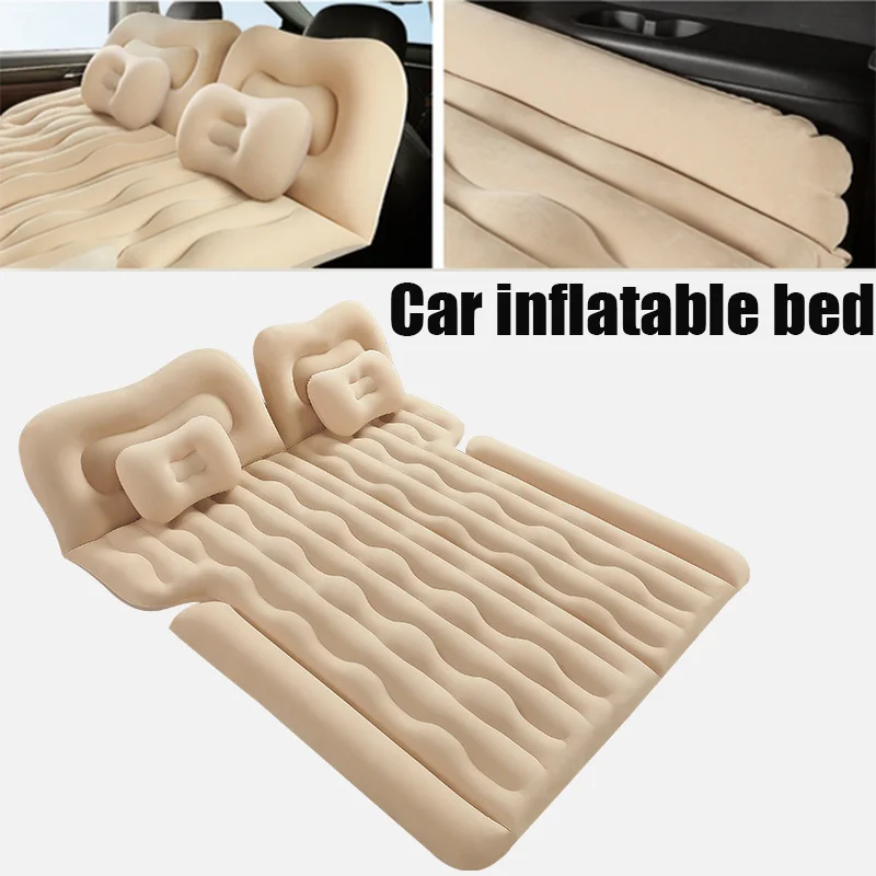 SUV Car Inflatable Bed Trunk Leveling Pad Mattress Sleeping Pad Car Converted Bed Foldable Car Travel Bed Camping Bed