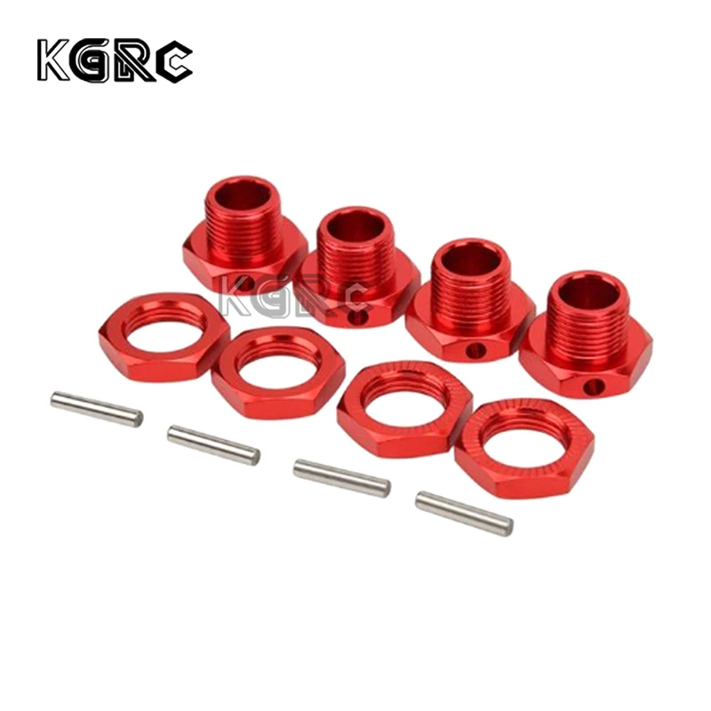 4PCS/Set RC Car 17mm Aluminum Alloy Wheel Hex Hubs Nut Pin 81011 For 1/8 HSP RC Crawler Car Parts 94762 94081