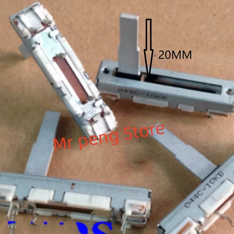 5pcs  for ALPS 3.5 cm sliding potentiometer RS**1 series single B10K personal audio 20MM