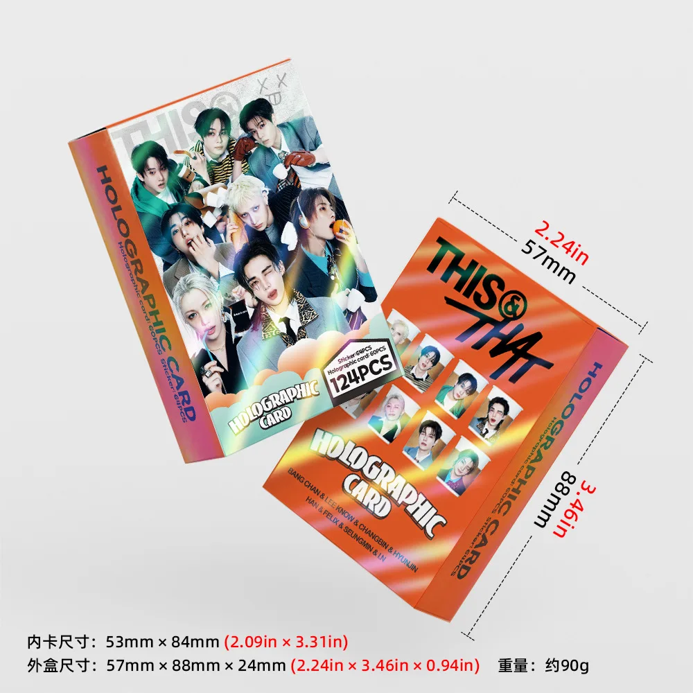124Pcs RUN IT THIS & THAT Lomo Cards Photocards Stickers HD Fans Collection Cards Decorative Stickers Present Gifts image 5