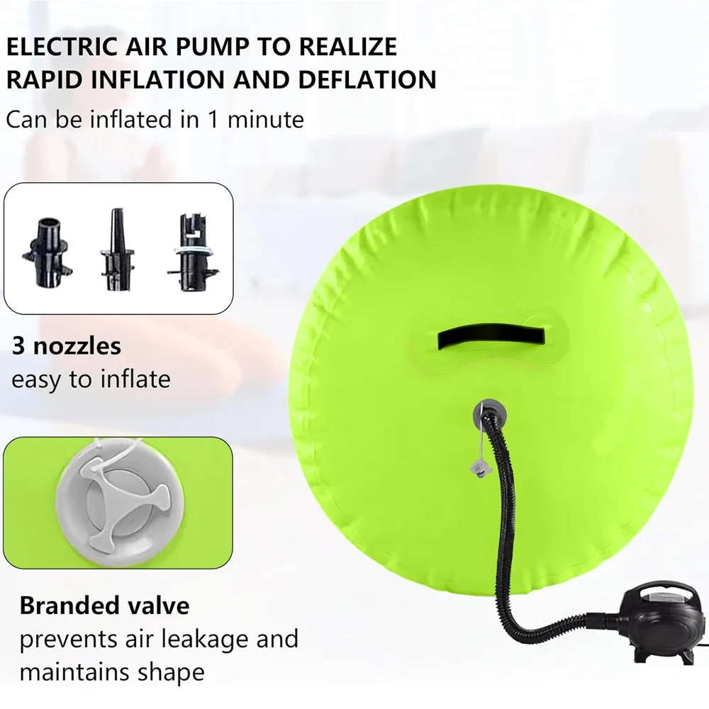 Custom Gymnastics Air Roller, Inflatable Air Roll Barrel for Backbend Training, Soft PVC Cylinder for Kids and Adults Home Gym view 6
