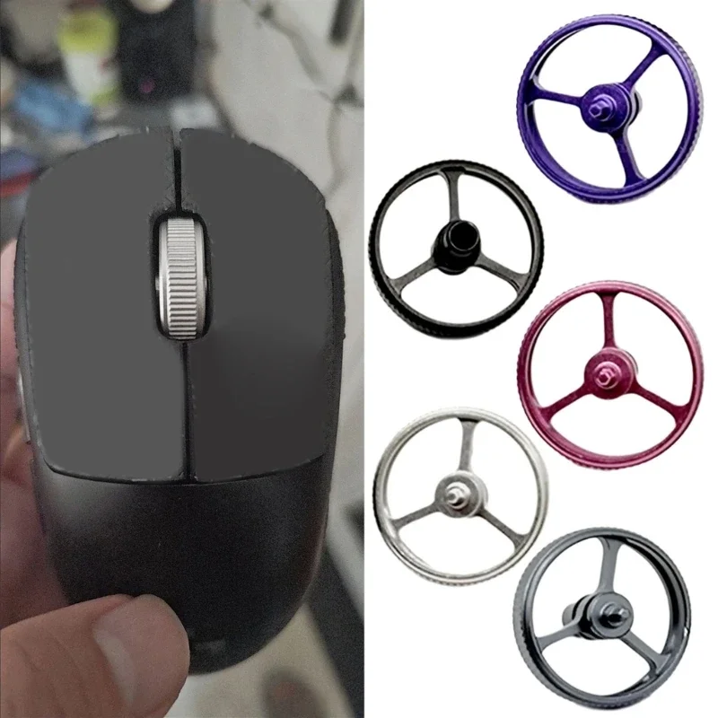 Gaming Mouse Scroll Wheel Pulley Mouse Metal Rolling Wheel Repair Replacement for GPRO Wireless GPROX Superlight Mouse