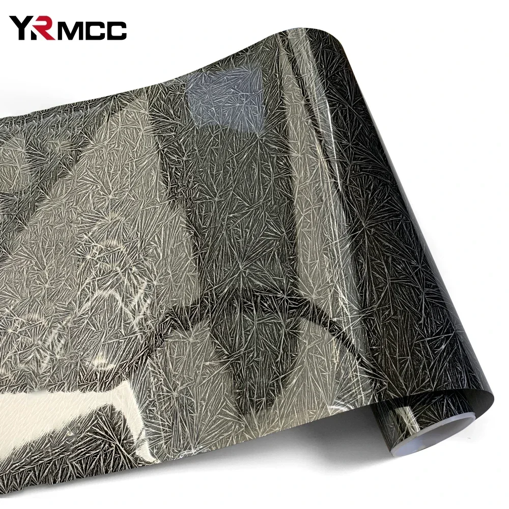 Car Vinyl Wrap Film Black Waterproof Auto Body Decoration Air-release Technology Console Computer Laptop Skin Car Accessories