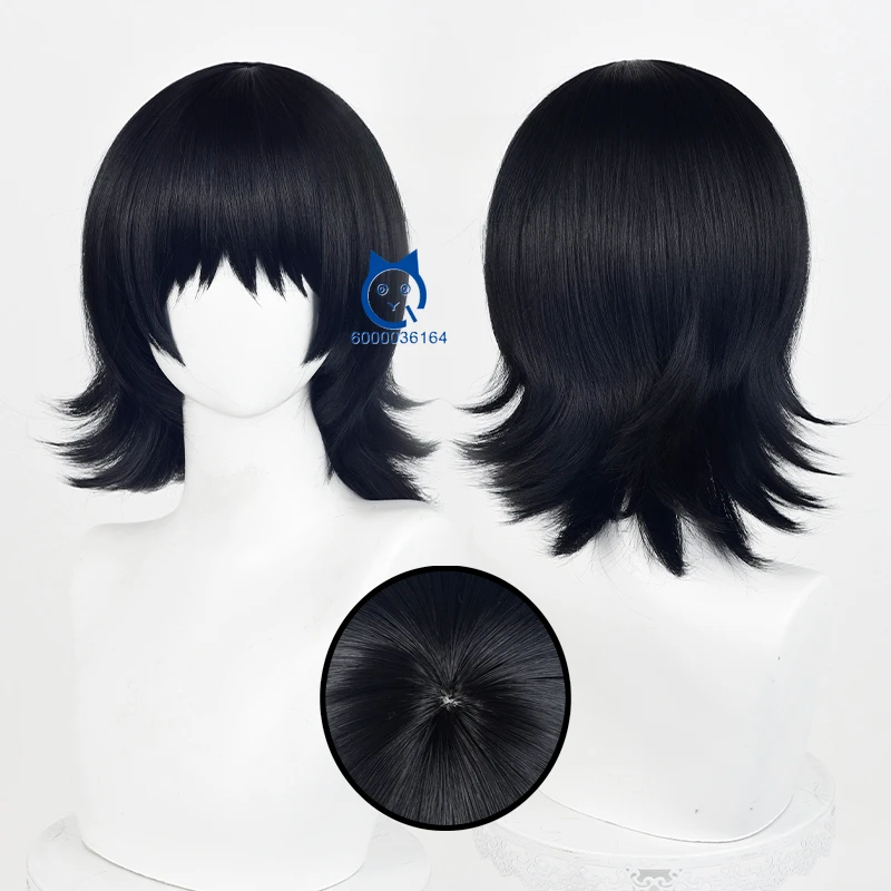 HUNTERXHUNTER Shizuku High Quality Cosplay 38cm Black Hot Sale Wig Anime Heat Resistant Synthetic Hair for Party Comic Con Coser