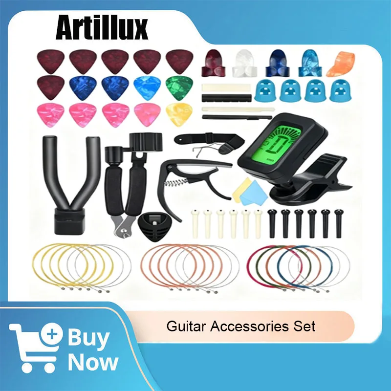 

1Pc Guitar Beginner Accessories Set For Acoustic Guitar Electric Guitar Bass Ukulele Music Or String Instrument Enthusiast