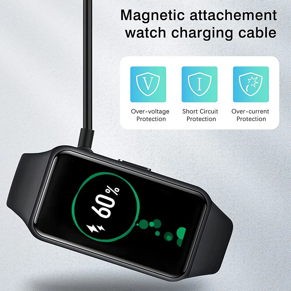 Charger for Huawei Band 11/10/9 8/ Watch Fit 3/ Fit 2 Magnetic Charging Cord for Huawei Honor Band 6/7 USB Cable Chip Protection