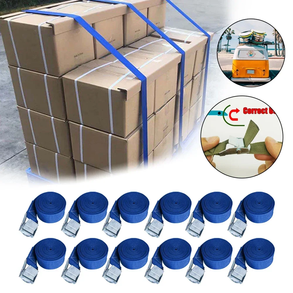 Rak bagasi luar ruangan, Tensioner truk tali sepeda motor seng Aloi, tekanan gesper pengikat 2.5mm * 2m