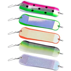 Fishing Flasher Diving Board for Salmon Trolling Rig Fishing Diver Deep Sea Fishing Lure 28cm ABS Plastic UV Reflective Sticker