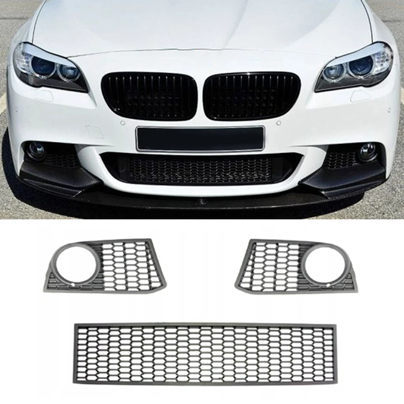 

Car Front Bumper Bezel Grille For BMW 5 Series F10 F11 M Style 2011-2016