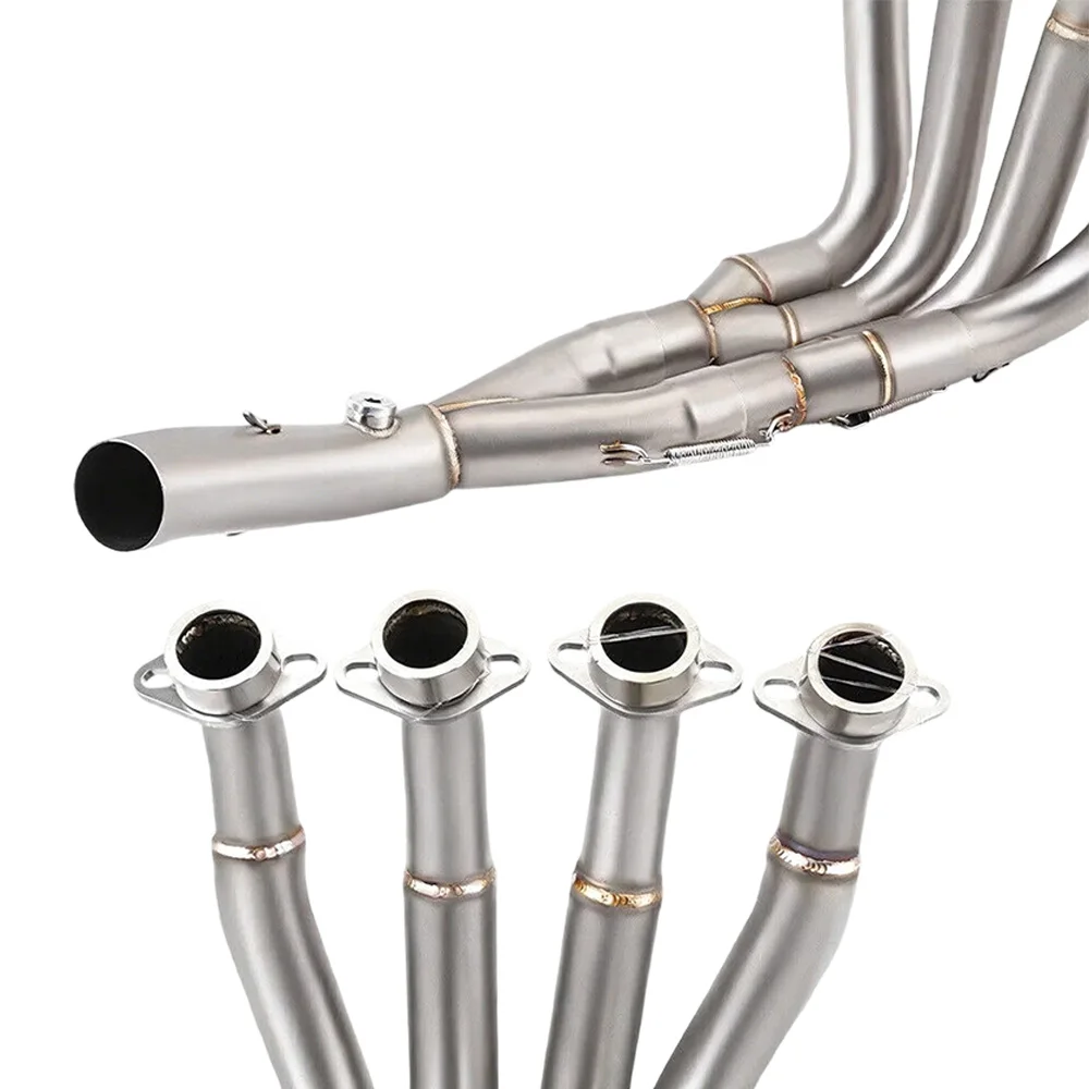 Für Yamaha R6 2006-2020 Komplettes Auspuffsystem Krümmer Mittelrohr Endrohr Schalldämpfer Auspuffrohre – Detail 7