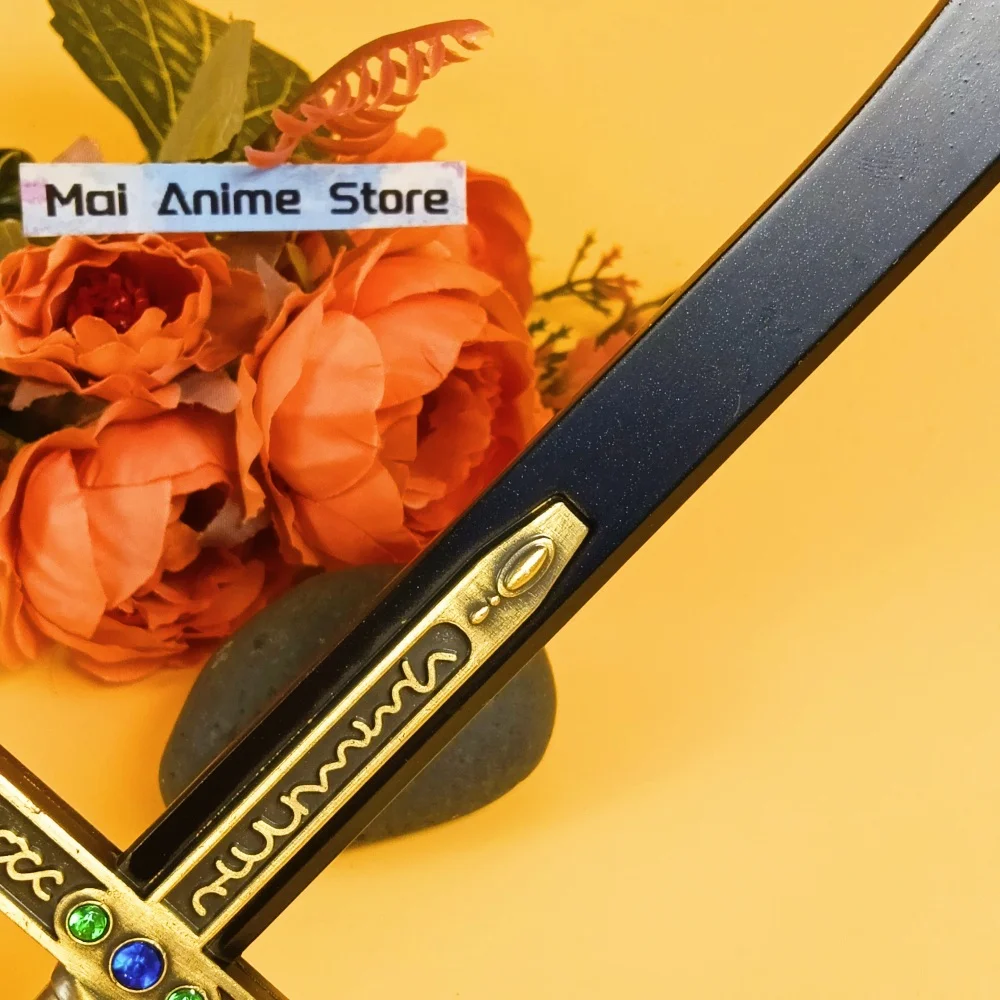 9インチ ドラキュール・ミホーク刀 実物大刀 金属製 オリジナル侍刀 鋼製 模造刀 ゾロ アニメ 忍者刀 非鋭利おもちゃ ギフト