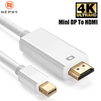 Mini DP(DisplayPort) To HDMI Cable For Macbook Air/Pro iMac Mac Surface Pro Thunderbolt 1 2 Adapter Mini Display Port Wire 4K/2K