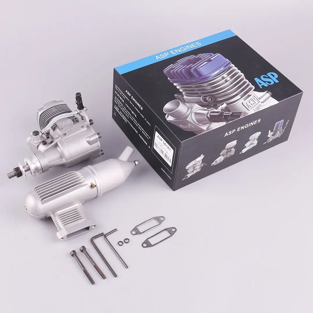 Sanye ASP S61A/S61AII 61 class 9.95cc Two Stroke  Nitro Glow Engine Motor for RC Model Fixed Wing  Airplane