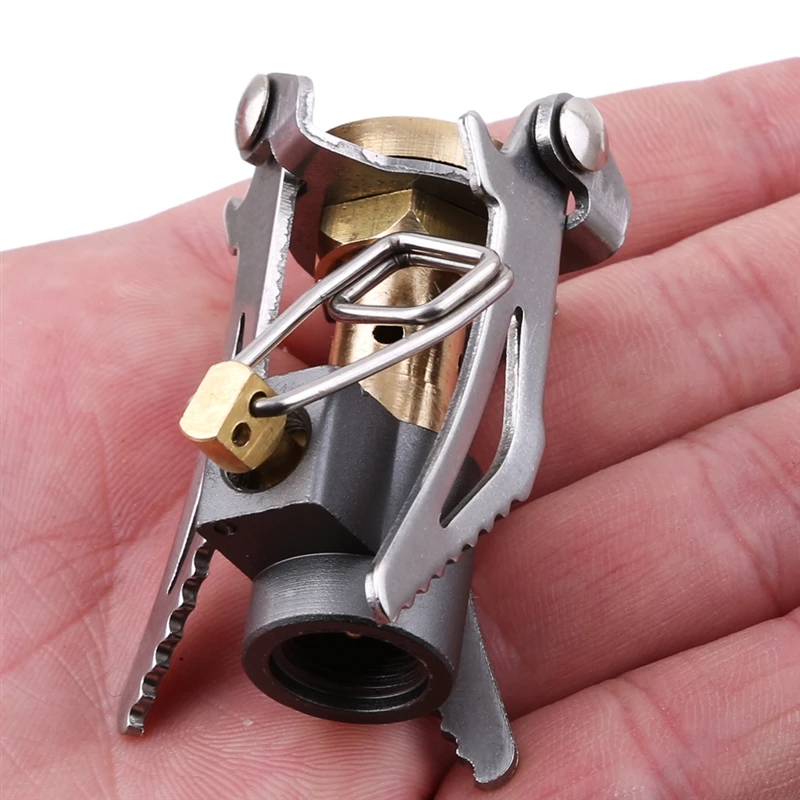 Mini Camping Stoves Folding Outdoor Gas Stove Portable Furnace Cooking Picnic Split Stoves Cooker Burners