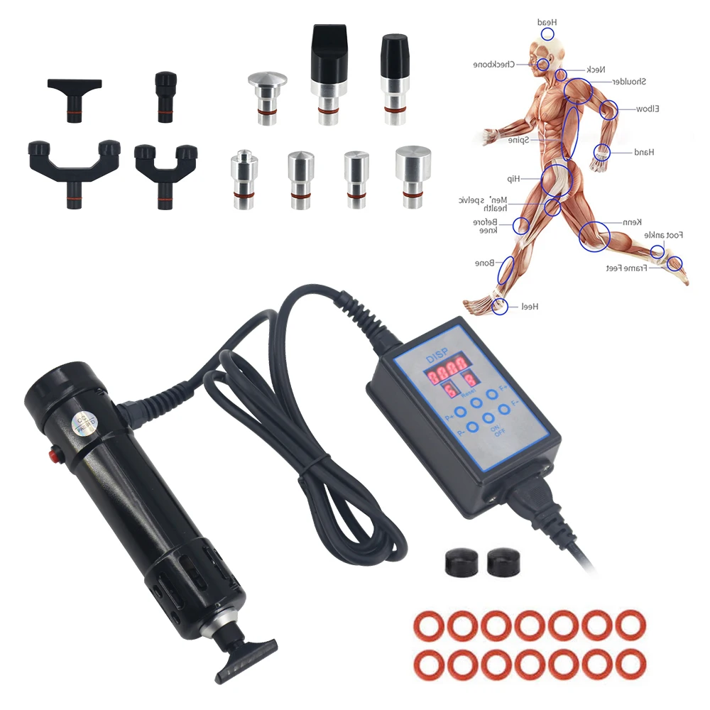 Shockwave Therapy Machine New Shock Wave Chiropractic Massage Tools For ED Effective Pain Relief Body Relaxation Massager 2 IN 1