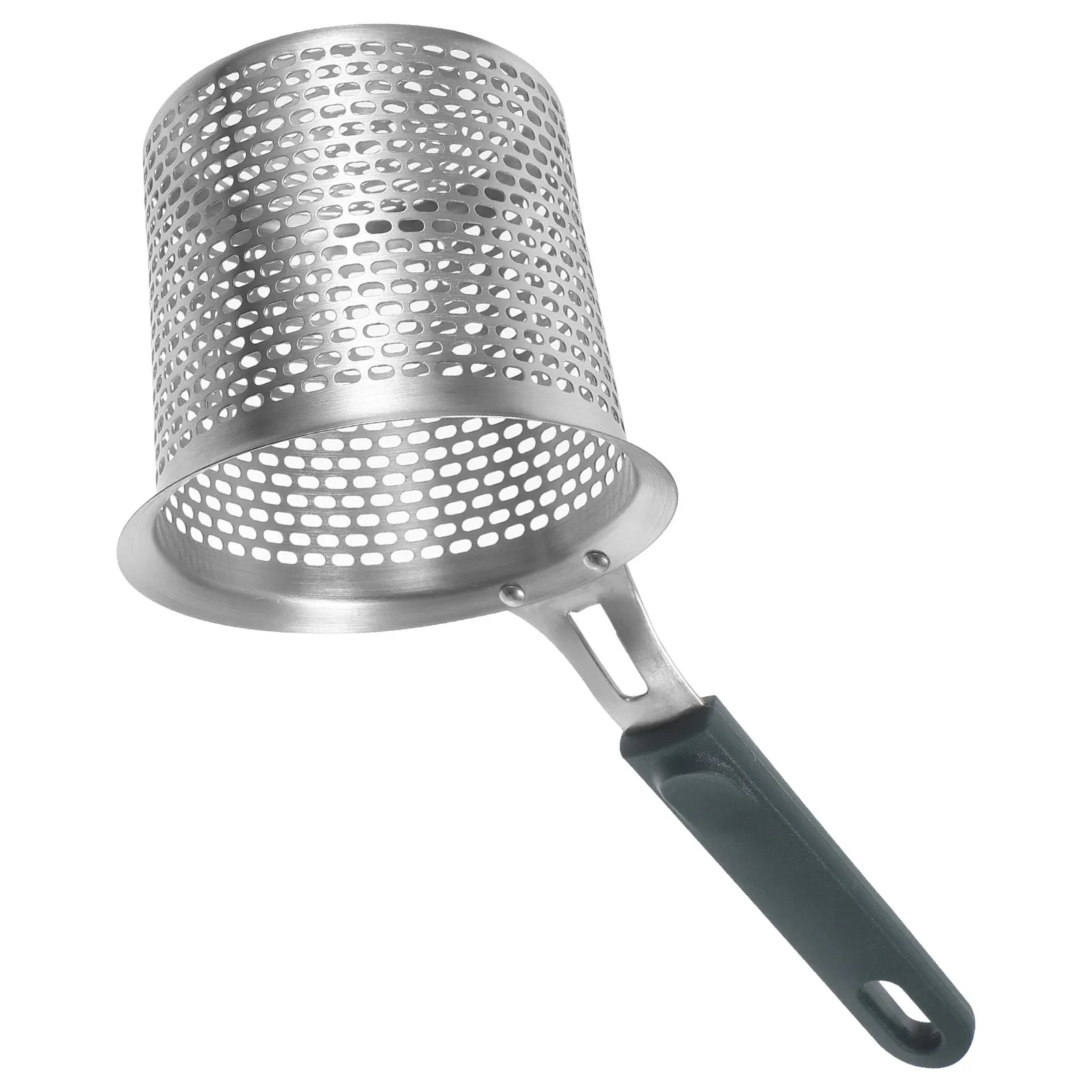 

Stainless Steel Pot Strainer Pasta Strainer 304 Pasta Basket Hook Design Fine Mesh Cooking Sieve Deep Fry Colander