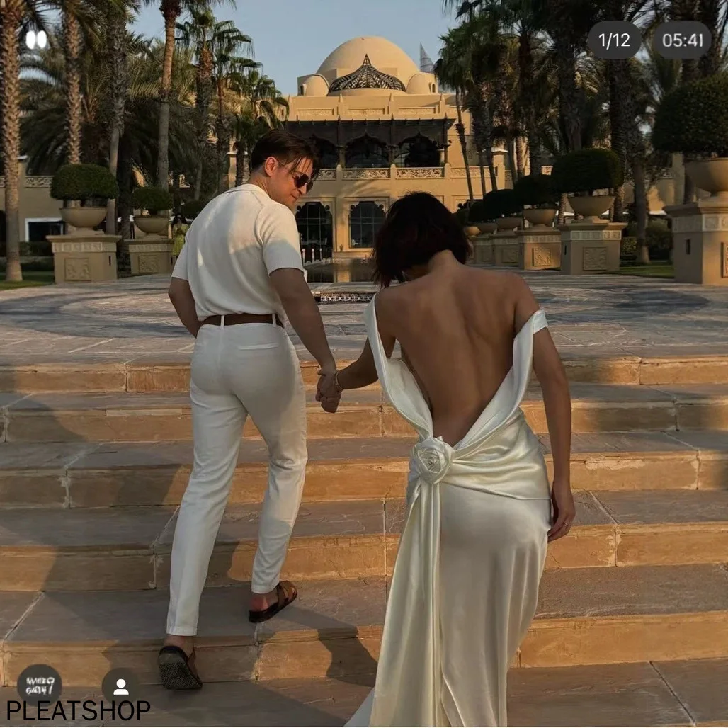 2025 primavera e verão europa e américa novo vestido longo de cetim de alta qualidade temperatura tridimensional flor fenda vestido longo