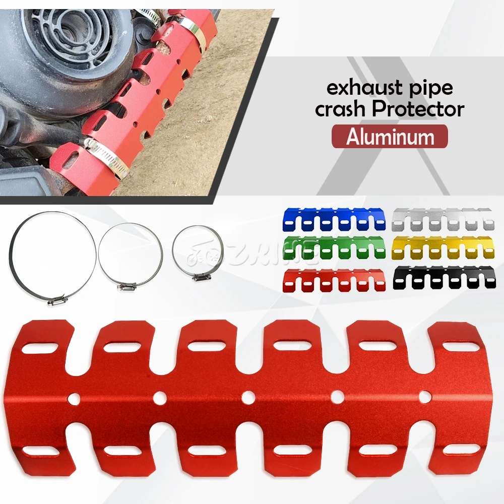 For HONDA CR CRF SL XR CRM 80 85 125 150 230 250 400 450 650 1000 R X AR M L Off-road Exhaust Pipe Guard Protector Heat Shield