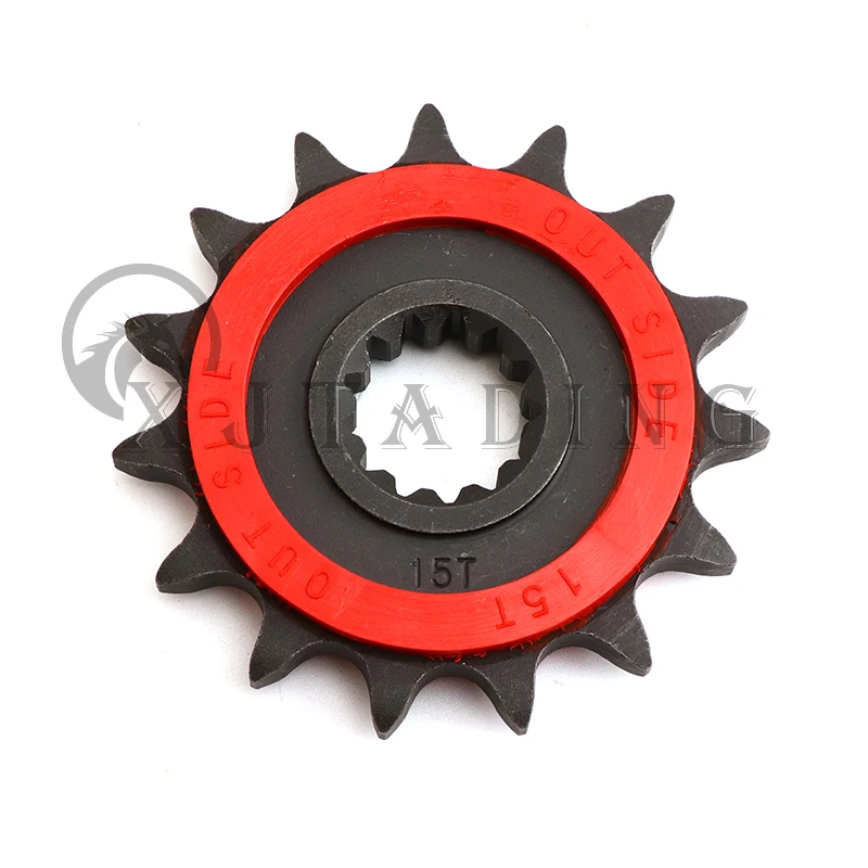 Motorcycle Small Sprocket 15 Teeth Pinion For Benelli TRK 502 502C 502X BJ300 TNT300 BN302 BJ500 BJ600 TNT600