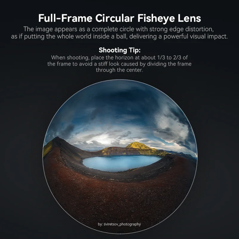 AstrHori 6mm F2.8 Ultra Wide Full-Frame Circular Fisheye Lens for Nikon Z Z6ii Sony E A7iii Canon RF R6 Mark II L mount Lens