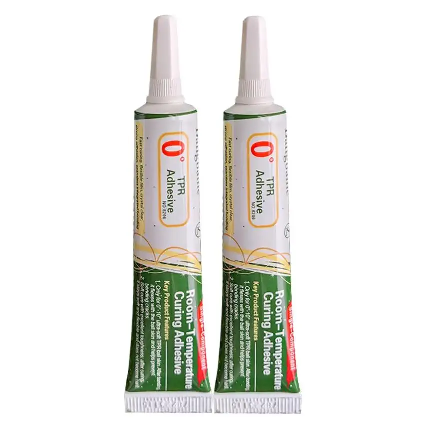0 Degree TPR Adhesive Single Component Room Temperature Curing Flexible Glue for TPR Toy Ball Skin Bonding