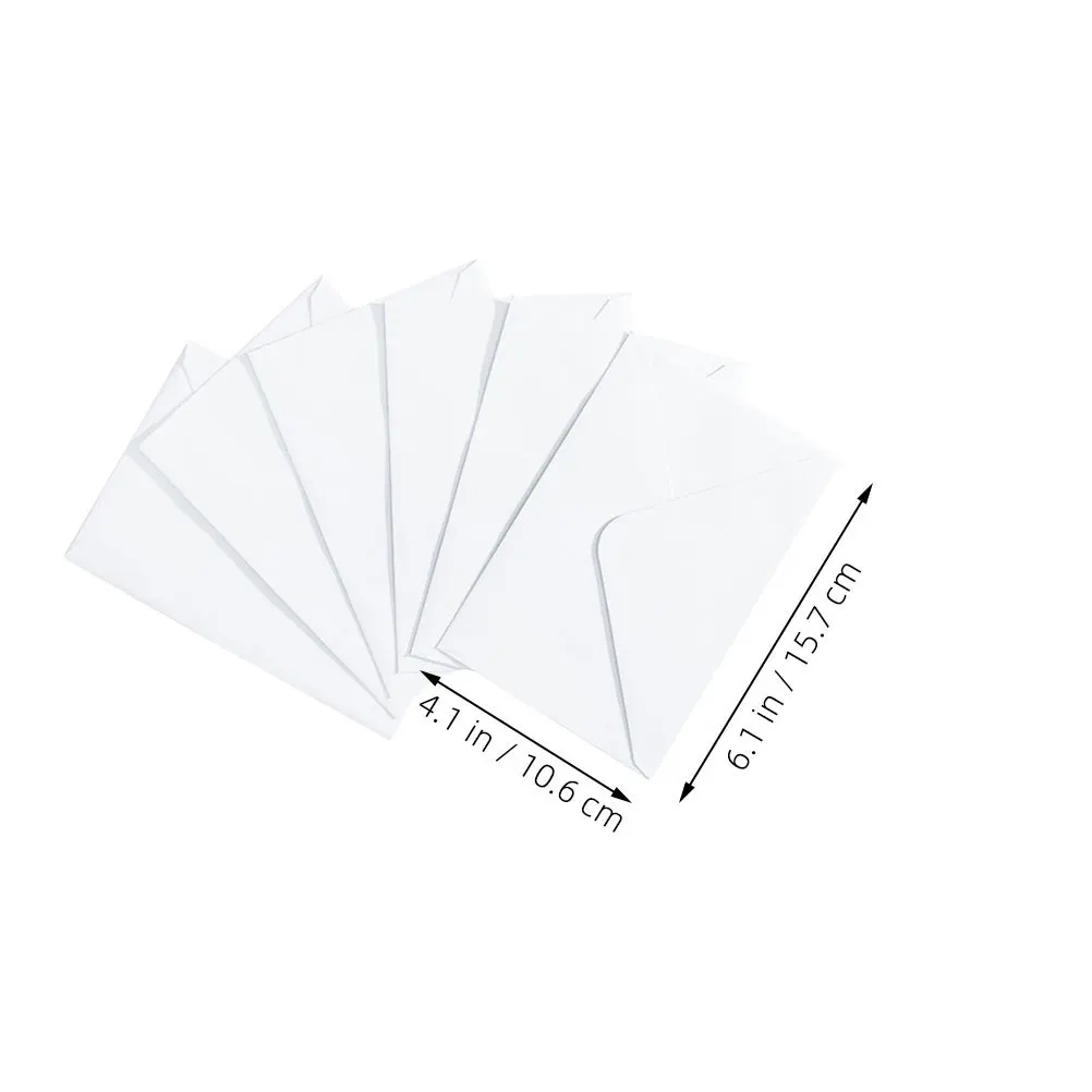 50 قطعة حجم B6 الأبيض للبطاقات رسائل صور دعوات الزفاف أعياد الميلاد التخرج استحمام الطفل لوازم الحفلات التجارية #3
