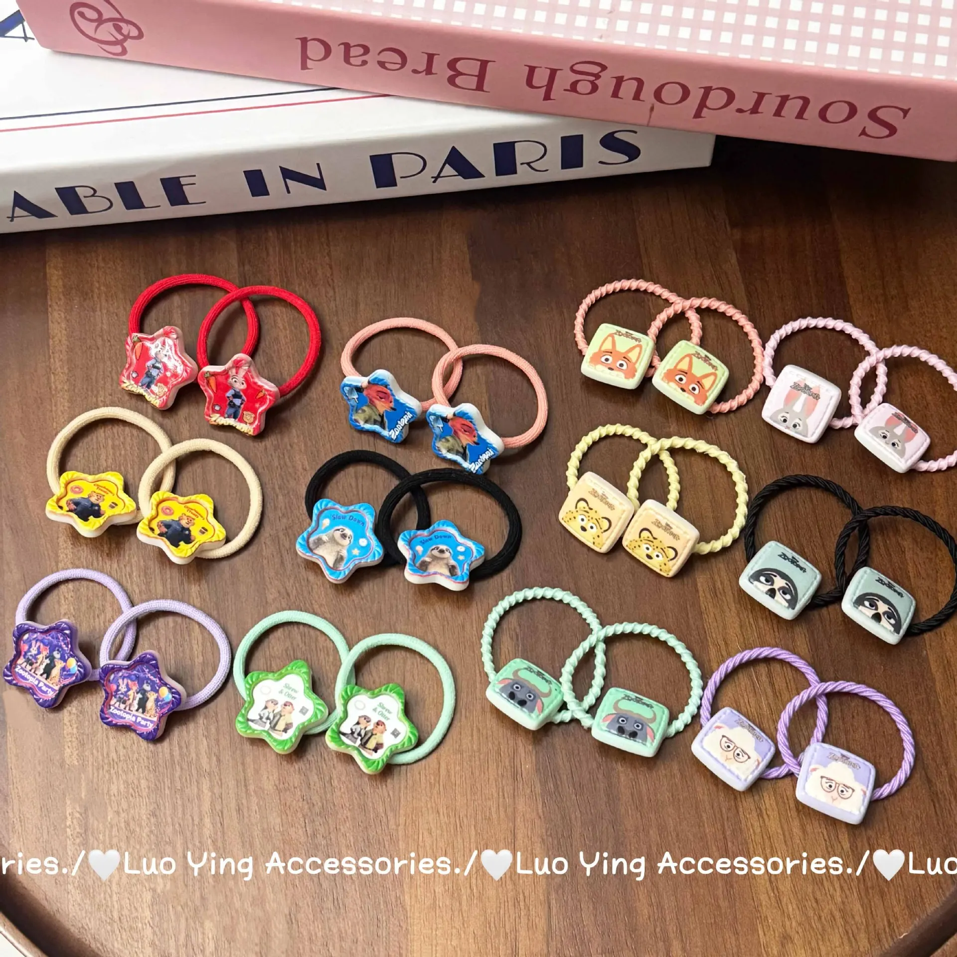 10/50 قطعة جديد ل Zootopia2 العصابات الشعر الفتيات مطاطا الأميرة إكسسوارات الشعر جميل الأطفال العلاقات الشعر أغطية الرأس هدايا عيد الميلاد