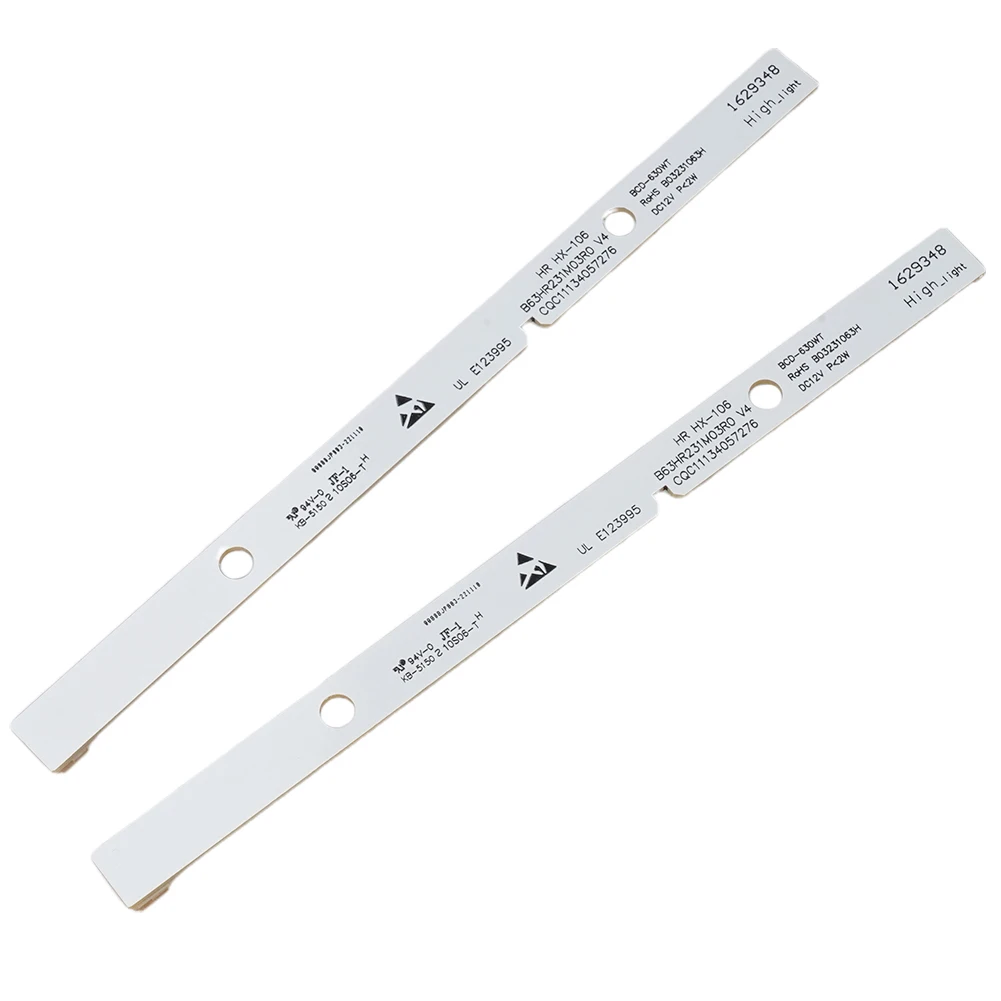 Sostituzione delle strisce luminose a LED da 2 pezzi adatta per accessori di ricambio per frigorifero Rongsheng/Hisense MDDZ-162A 1629348 1529227