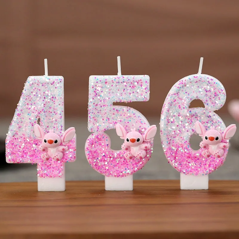 

MINISO Stitch Party Cake Topper Princess Theme Cake Decorations Cake Toppers Kids Girls Birthday Party Supplies Baby Shower Gift