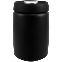 Coffee Vacuum Canister Bean Storage Stainless Steel Airtight Food Storage Container Press Out Excess Air Preserve Food Freshness