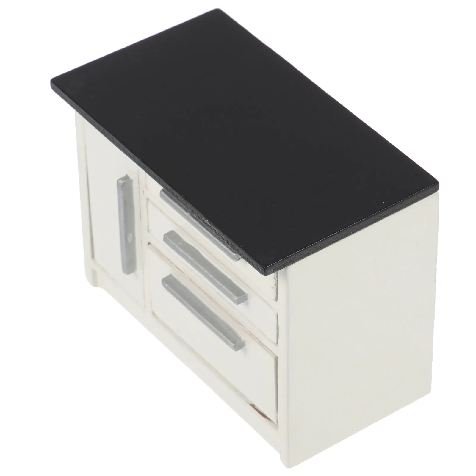 

Миниатюрный кухонный шкаф, креативная деревянная мебель в натуральную величину, декор для мини-дома, миниатюрная мебель для крошечного дома