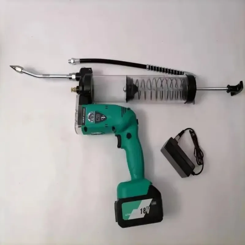 

2025High Pressure Rechargeable Wireless Electric Battery Lithium Cordless Hand Grease Gun Pneumatic Butter Gun