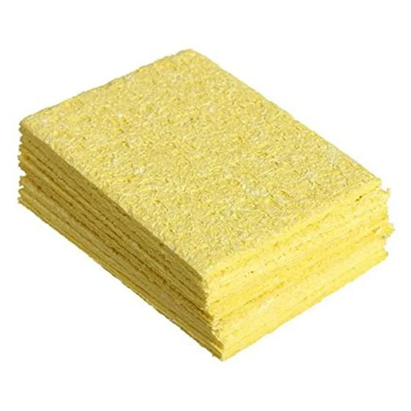 

ABAH-1000Pcs Soldering Iron Solder Tip Welding Cleaning Sponge Soldering Iron Sponge Pad Replacement Sponges Cleaning Pads