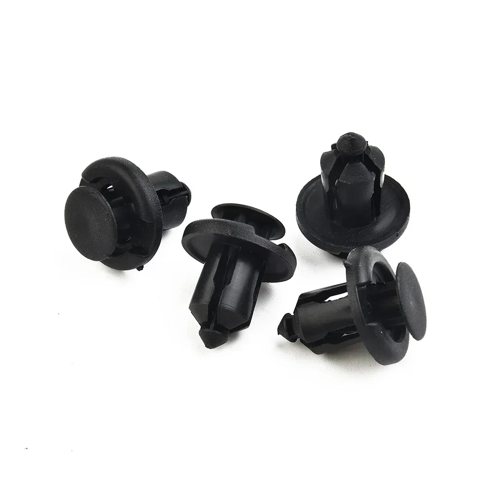 

100Pcs Car Clips Black Nylon High Quality Rivet Fastener Front Rear Bumper Retainer Screw For Honda Accessories Clips