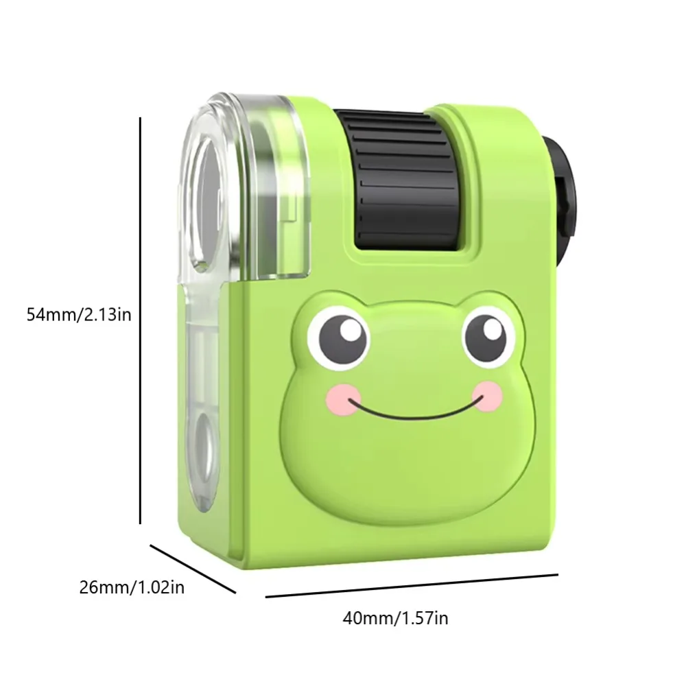 Latarka LED z mikroskopem 80x, mini mikroskop kieszonkowy, powiększenie 80x, przenośny mikroskop, wytrzymały, lekki mikroskop kieszonkowy