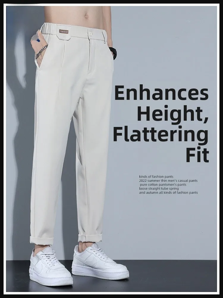 

Мужские повседневные брюки прямого кроя на флисовой подкладке, зауженные, молодежные, для зимнего сезона